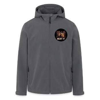 Drums Drummer Schlagzeug - Recycelte Männer Softshell-Jacke von Stanley/Stella - Schwarz - Vorne - AI Model Male 185 light (185cm)