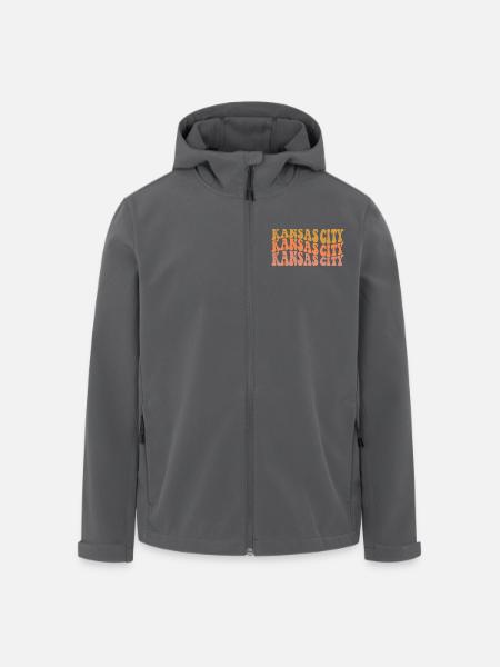Kansas City - Men’s Recycled Softshell Jacket by Stanley/Stella - black