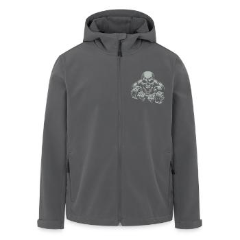 Crâne d’entraînement dur No Limit avec haltère - Veste softshell homme en polyester recyclé Stanley/Stella - noir - Devant - AI Model Male 185 light (185cm)