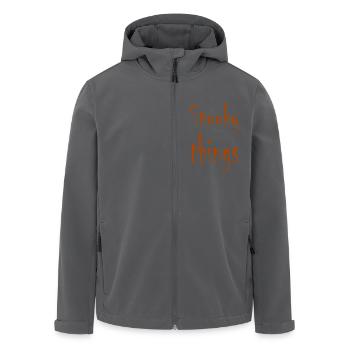 Halloween 5 - Men’s Recycled Softshell Jacket by Stanley/Stella - black - Front - AI Model Male 185 light (185cm)
