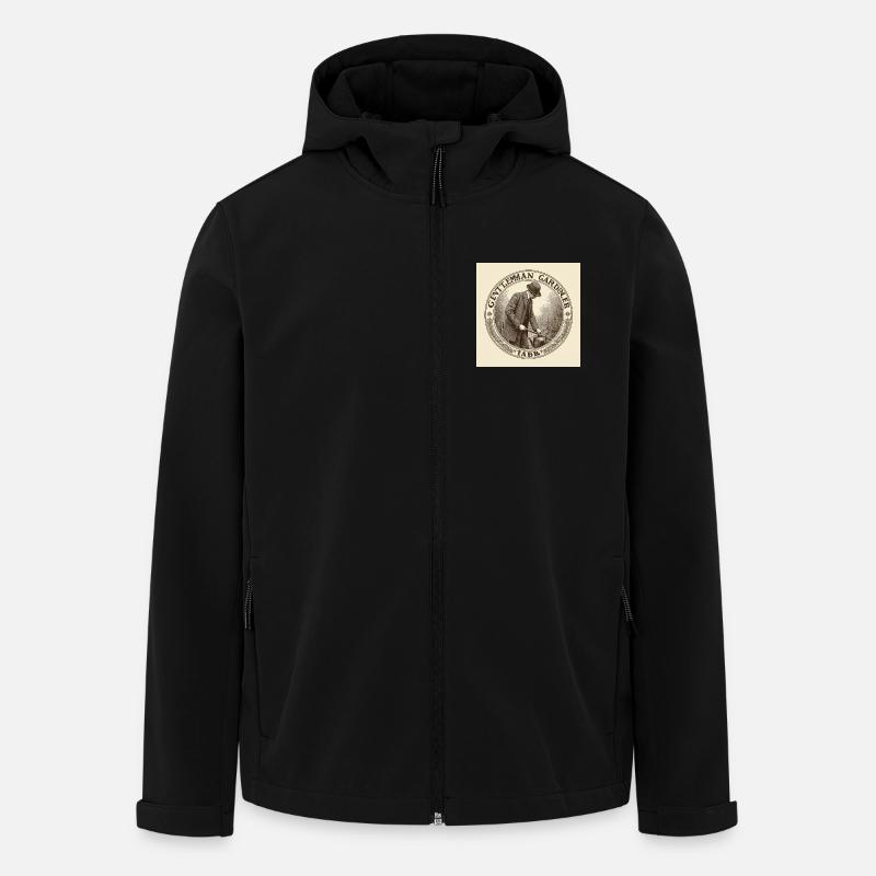 Gentleman Gardener - Men’s Recycled Softshell Jacket by Stanley/Stella - black