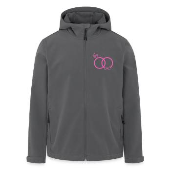Alliances roses - Veste softshell homme en polyester recyclé Stanley/Stella - noir - Devant - AI Model Male 185 light (185cm)