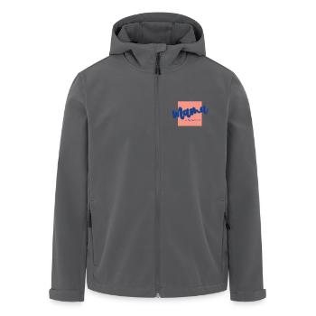 Mama ...mag man eben. - Recycelte Männer Softshell-Jacke von Stanley/Stella - Schwarz - Vorne - AI Model Male 185 light (185cm)