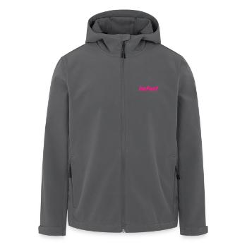 BeFast Neon Schriftzug - Recycelte Männer Softshell-Jacke von Stanley/Stella - Schwarz - Vorne - AI Model Male 185 light (185cm)