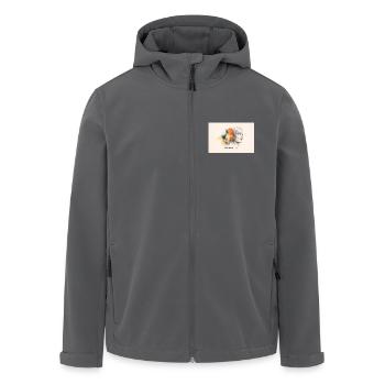 Human_AI - Veste softshell homme en polyester recyclé Stanley/Stella - charbon - Devant - AI Model Male 185 light (185cm)
