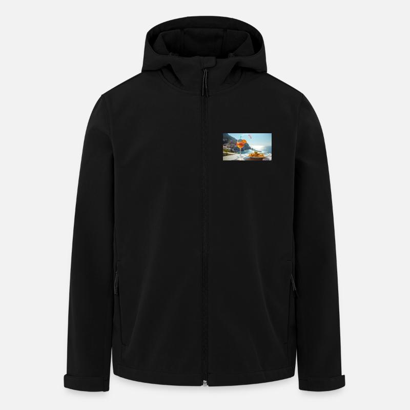 La dolce vita - Recycelte Männer Softshell-Jacke von Stanley/Stella - Schwarz