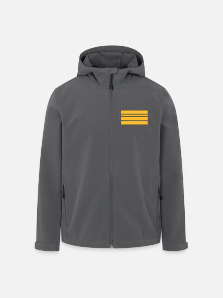 Fregattenkapitän - Recycelte Männer Softshell-Jacke von Stanley/Stella - Schwarz
