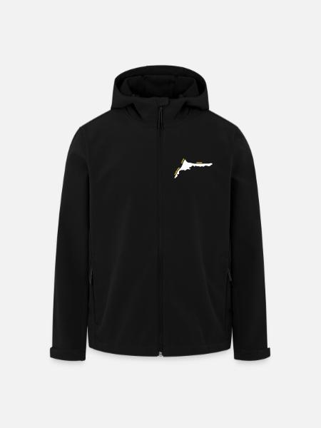 Fischland Darss Zingst (DIY) - Men’s Recycled Softshell Jacket by Stanley/Stella - black