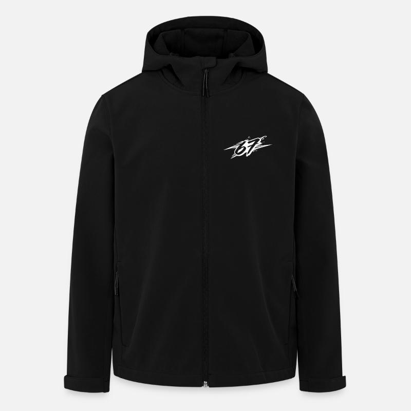 67 / Six Sept / 6-7 - Veste softshell homme en polyester recyclé Stanley/Stella - noir