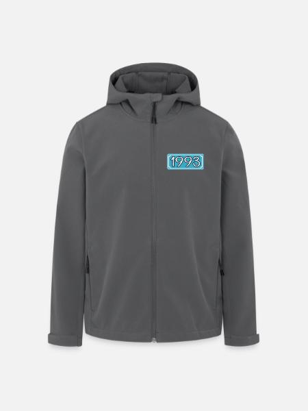 Year 1993 - Year 93 - LETTERING - Men’s Recycled Softshell Jacket by Stanley/Stella - black