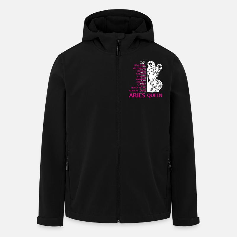 Sternzeichen Widder - Recycelte Männer Softshell-Jacke von Stanley/Stella - Schwarz