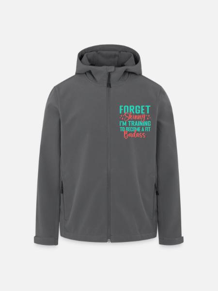 Fitness Motivation Bodybuilder Fit Badass - Recycelte Männer Softshell-Jacke von Stanley/Stella - Schwarz