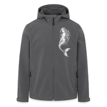 Auf dem Grund des Meeres 🧜 - Recycelte Männer Softshell-Jacke von Stanley/Stella - Schwarz - Vorne - AI Model Male 185 light (185cm)