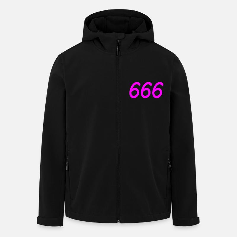 666 - Recycelte Männer Softshell-Jacke von Stanley/Stella - Schwarz