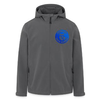 Fuchs Apres Ski Team Spruch - Recycelte Männer Softshell-Jacke von Stanley/Stella - Schwarz - Vorne - AI Model Male 185 light (185cm)