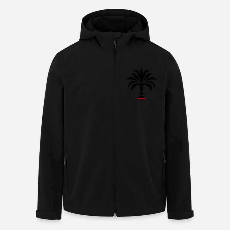 Île Palm - Veste softshell homme en polyester recyclé Stanley/Stella - noir