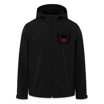 Jga 2025 Junggesellenabschied - Recycelte Männer Softshell-Jacke von Stanley/Stella - Schwarz - Vorne - AI Model Male 185 light (185cm)
