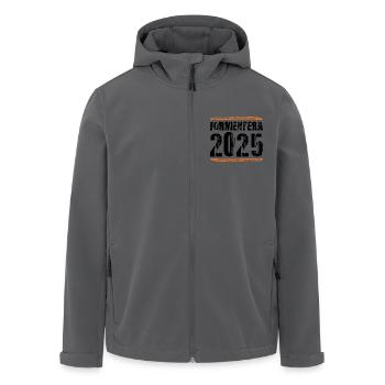 Formentera 2025 Dire - Veste softshell homme en polyester recyclé Stanley/Stella - noir - Devant - AI Model Male 185 light (185cm)