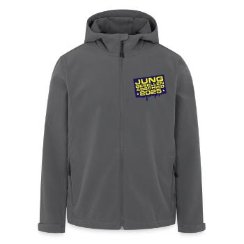Junggesellenabschied 2025 Jga - Recycelte Männer Softshell-Jacke von Stanley/Stella - Schwarz - Vorne - AI Model Male 185 light (185cm)