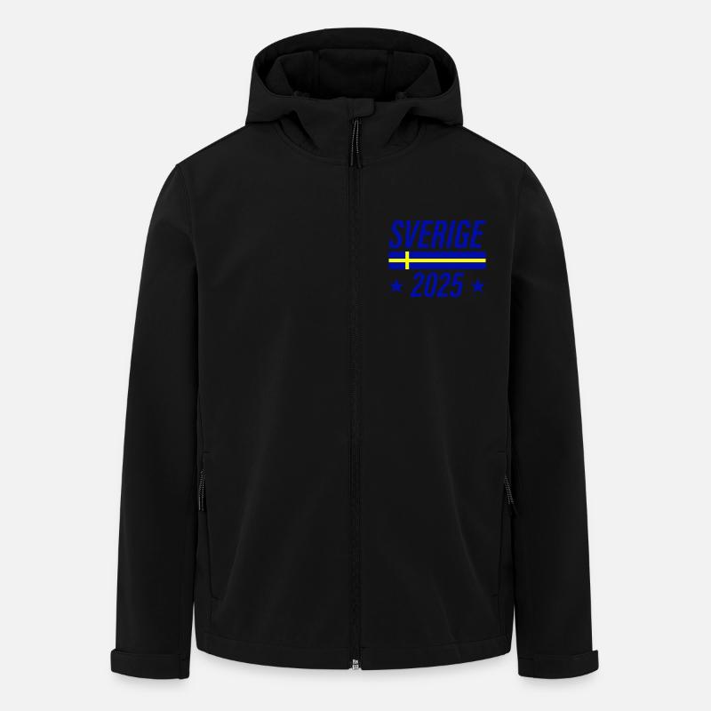 Sverige 2025 Sweden - Men’s Recycled Softshell Jacket by Stanley/Stella - black