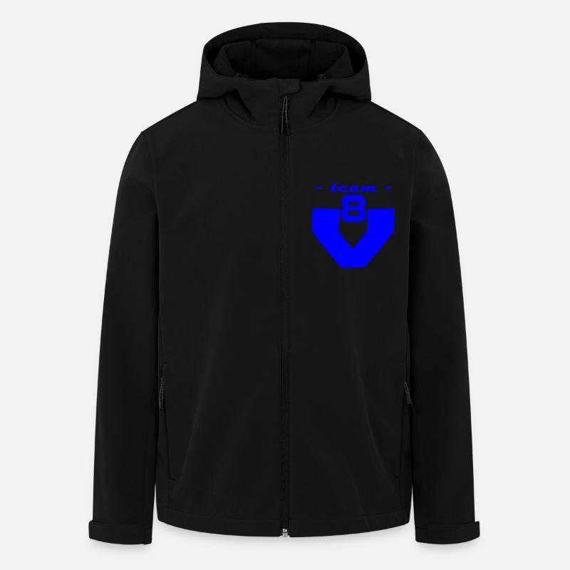 Team V8 - Men’s Recycled Softshell Jacket by Stanley/Stella - black