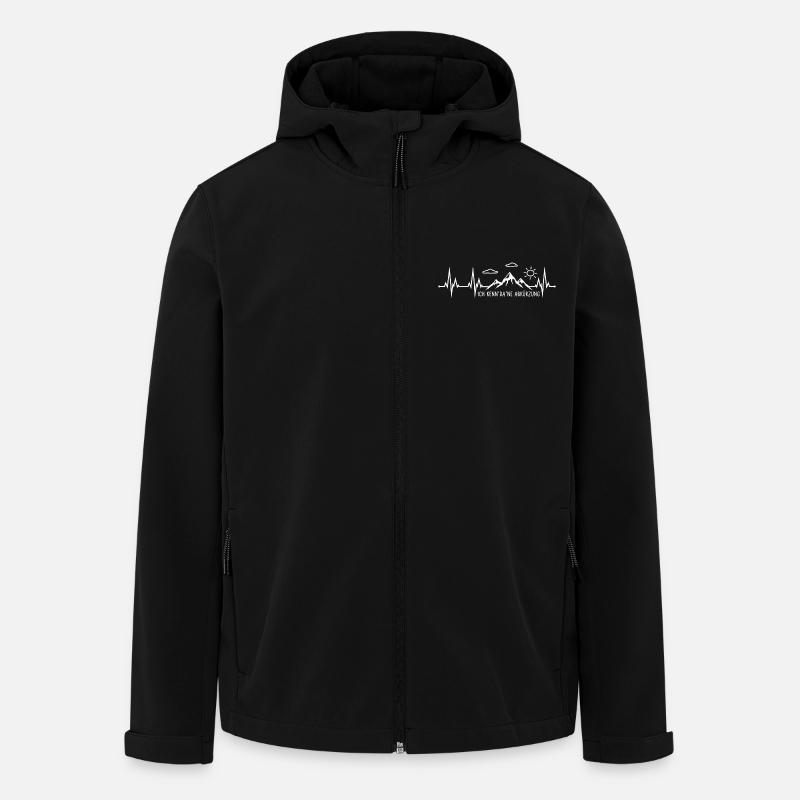 Ich kenn da ne Abkürzung - Recycelte Männer Softshell-Jacke von Stanley/Stella - Schwarz