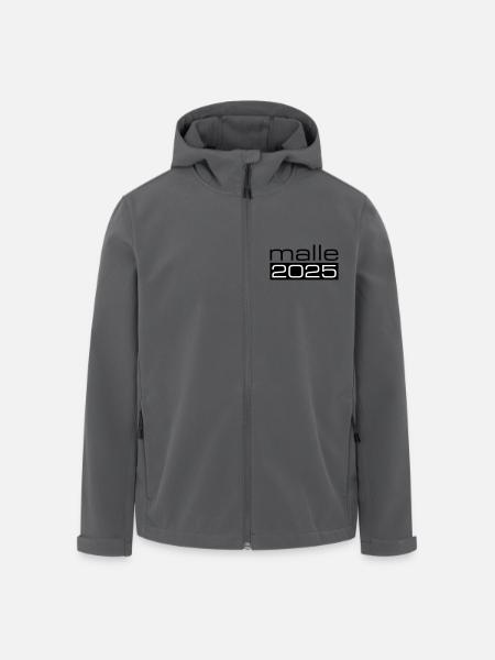 Malle 2025 - Recycelte Männer Softshell-Jacke von Stanley/Stella - Schwarz