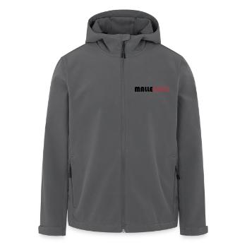 Malle 2025 - Men’s Recycled Softshell Jacket by Stanley/Stella - black - Front - AI Model Male 185 light (185cm)