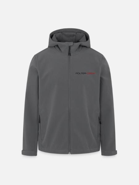 Polter Crew - Recycelte Männer Softshell-Jacke von Stanley/Stella - Schwarz