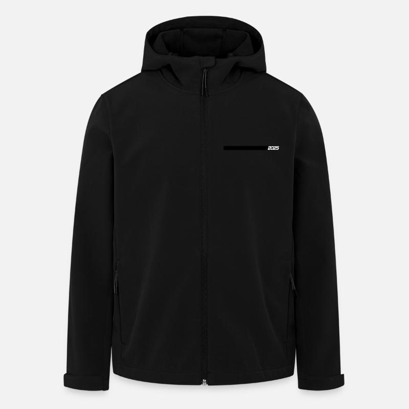 Ligne 2025 - Veste softshell homme en polyester recyclé Stanley/Stella - noir