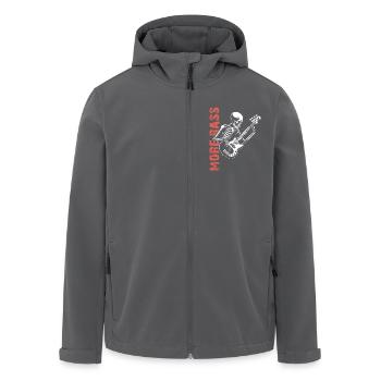 Plus Basse - Skeleton avec Basse - Veste softshell homme en polyester recyclé Stanley/Stella - noir - Devant - AI Model Male 185 light (185cm)