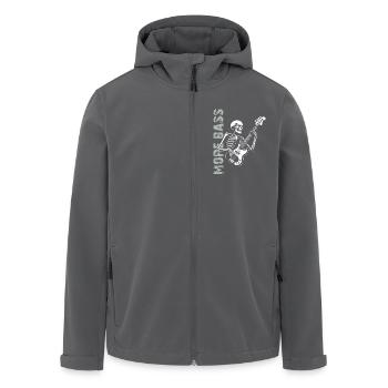 Plus Basse - Skeleton avec Basse - Veste softshell homme en polyester recyclé Stanley/Stella - noir - Devant - AI Model Male 185 light (185cm)