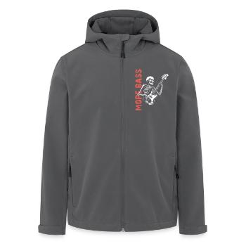 Plus Basse - Skeleton avec Basse - Veste softshell homme en polyester recyclé Stanley/Stella - noir - Devant - AI Model Male 185 light (185cm)
