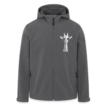 Lunettes de soleil Girafe - Veste softshell homme en polyester recyclé Stanley/Stella - noir - Devant - AI Model Male 185 light (185cm)