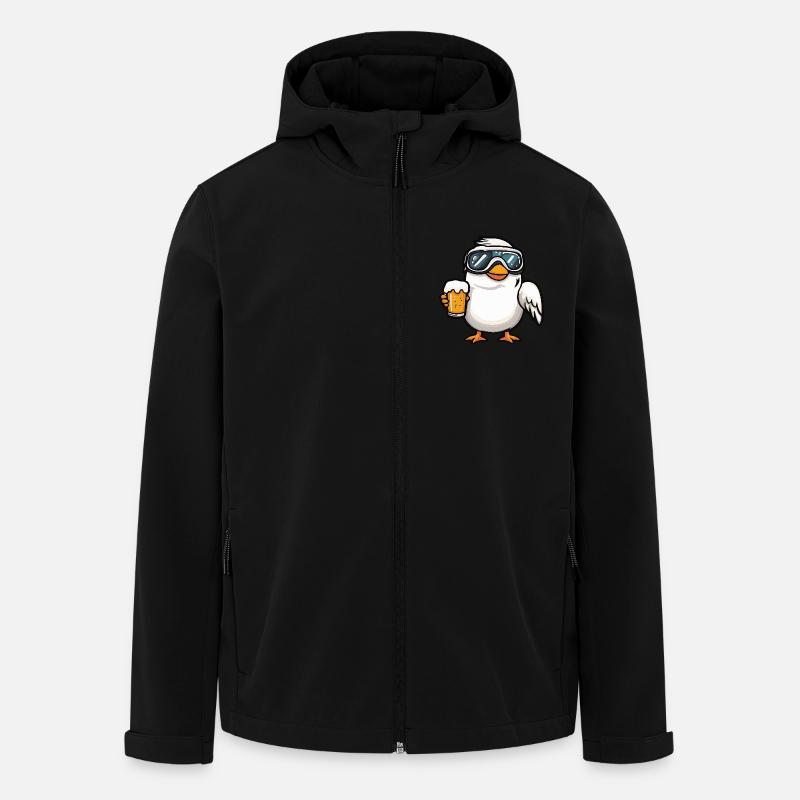 Taube Vogel Bière d’après-ski - Veste softshell homme en polyester recyclé Stanley/Stella - noir