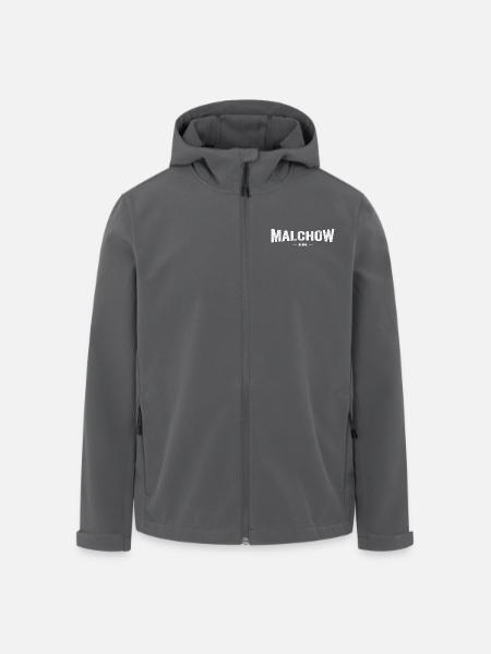 Malchow Original - Recycelte Männer Softshell-Jacke von Stanley/Stella - Schwarz