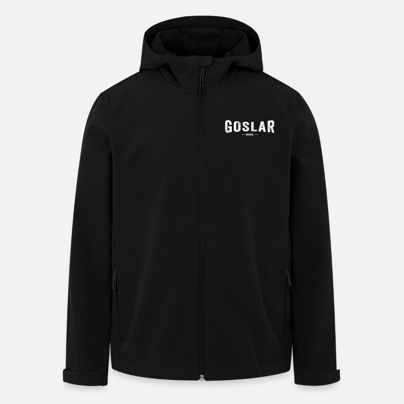 Goslar Original - Recycelte Männer Softshell-Jacke von Stanley/Stella - Schwarz