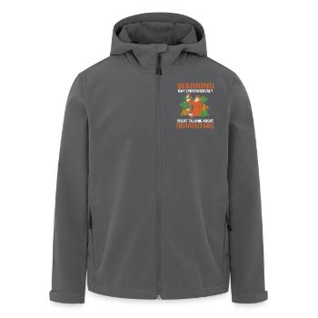 Orang-outan - Veste softshell homme en polyester recyclé Stanley/Stella - noir - Devant - AI Model Male 185 light (185cm)