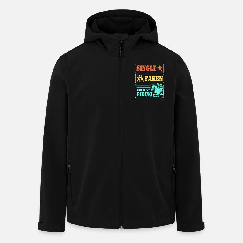 Saut d’obstacles Saut d’obstacles - Veste softshell homme en polyester recyclé Stanley/Stella - noir