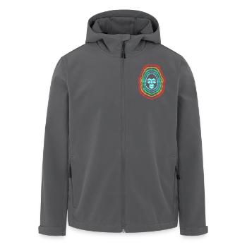 Gorilla - Recycelte Männer Softshell-Jacke von Stanley/Stella - Schwarz - Vorne - AI Model Male 185 light (185cm)