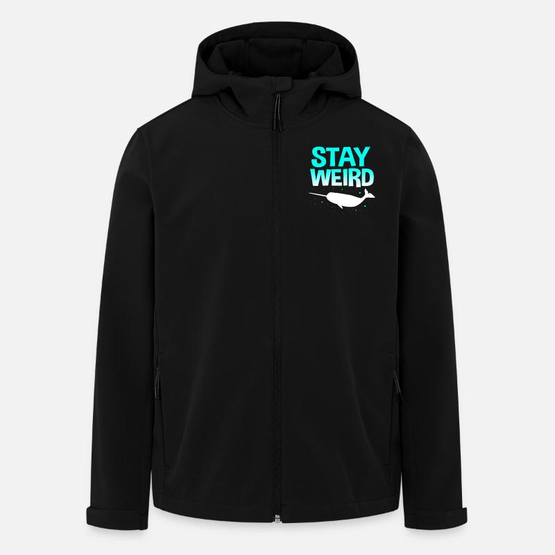 Narwal - Recycelte Männer Softshell-Jacke von Stanley/Stella - Schwarz