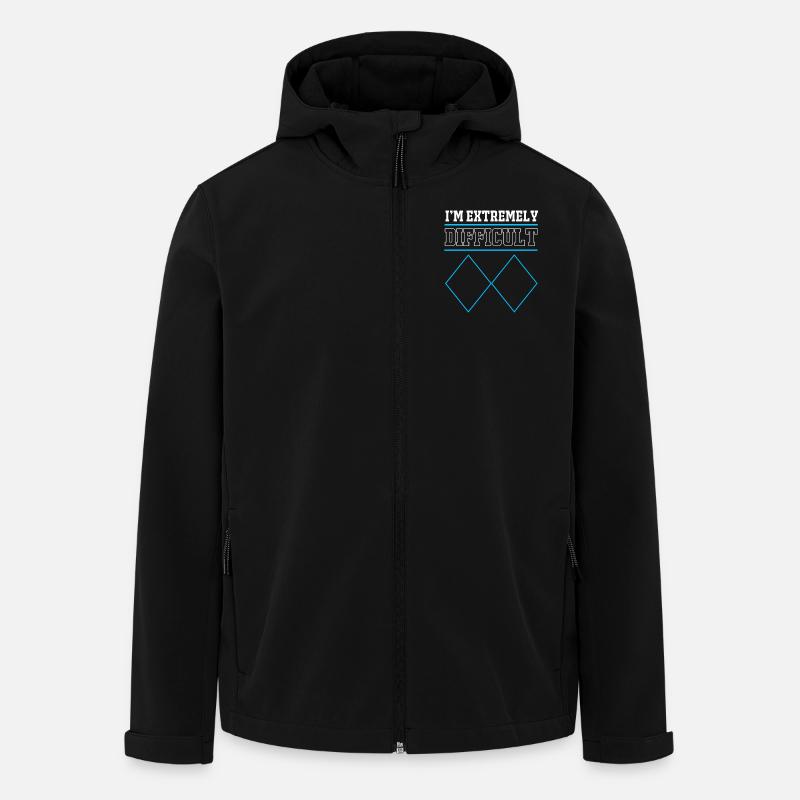Ski Ski Holiday - Men’s Recycled Softshell Jacket by Stanley/Stella - black