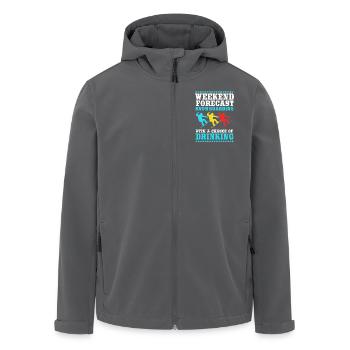 Snowboard Snowboard Vacances snowboard Snowboarders - Veste softshell homme en polyester recyclé Stanley/Stella - noir - Devant - AI Model Male 185 light (185cm)