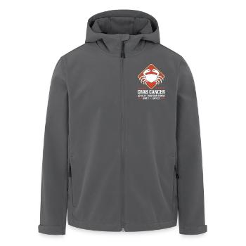 Crab - Men’s Recycled Softshell Jacket by Stanley/Stella - black - Front - AI Model Male 185 light (185cm)