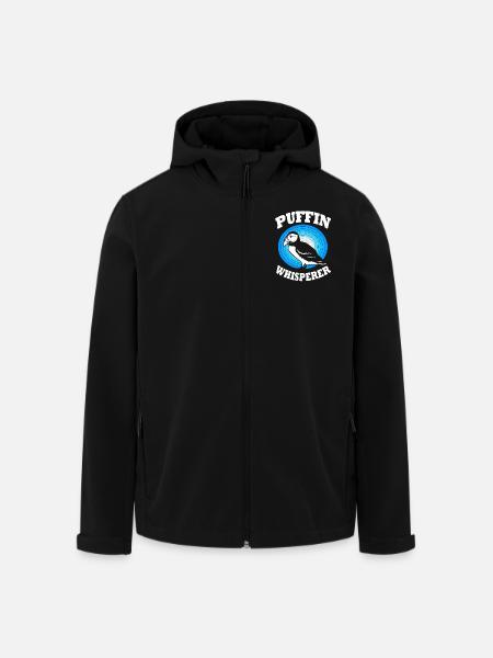 Papageientaucher Puffin - Men’s Recycled Softshell Jacket by Stanley/Stella - black