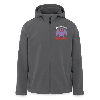 Papillon de nuit - Veste softshell homme en polyester recyclé Stanley/Stella - noir - Devant - AI Model Male 185 light (185cm)