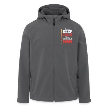 Maman de softball Maman de softball - Veste softshell homme en polyester recyclé Stanley/Stella - charbon - Devant - AI Model Male 185 light (185cm)