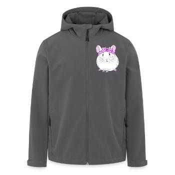 Chinchilla - Recycelte Männer Softshell-Jacke von Stanley/Stella - Schwarz - Vorne - AI Model Male 185 light (185cm)