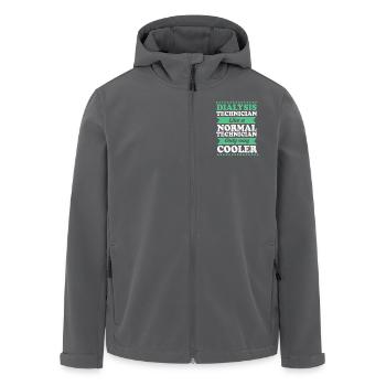 Dialysis Technician - Men’s Recycled Softshell Jacket by Stanley/Stella - anthracite - Front - AI Model Male 185 light (185cm)