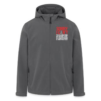 Surveyor - Men’s Recycled Softshell Jacket by Stanley/Stella - anthracite - Front - AI Model Male 185 light (185cm)
